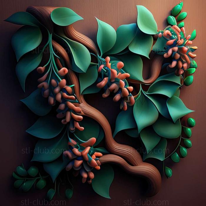 3D model jade vine (STL)